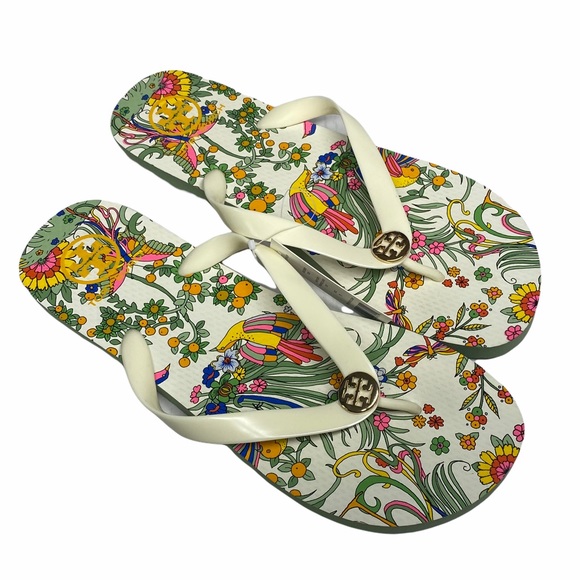 Tory Burch Floral Sandals - Multicolor - Picture 4 of 9